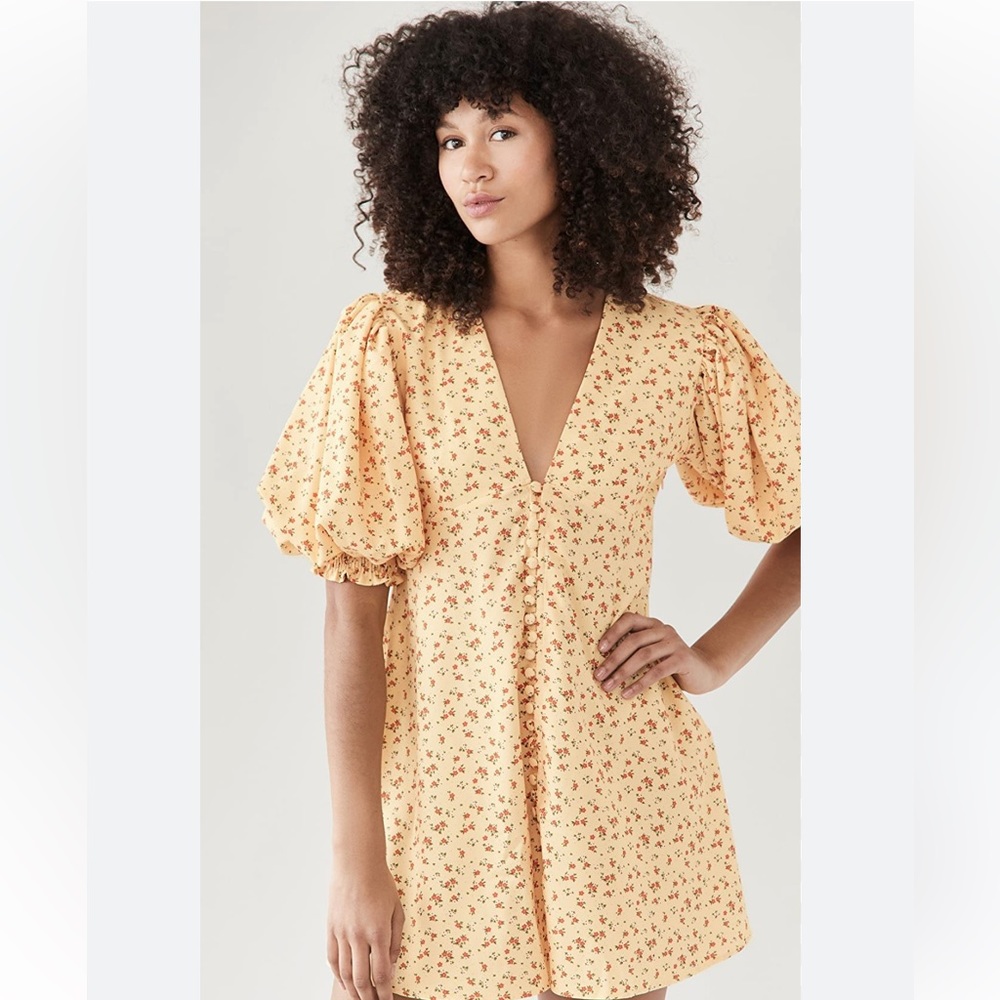 Yellow floral dress. Size small. Bought from Shopbop. Like new!